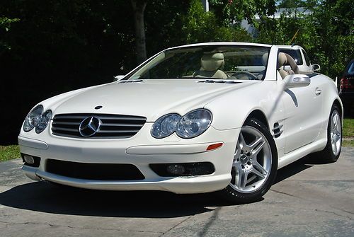 2006 mercedes sl500, hardtop convertible, leather, navigation,