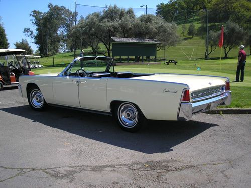 1963 lincoln continental suicide doors convertable