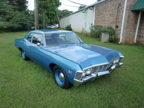 1967 chevrolet bel air 2 door sedan 396 big block fast very nice car !!!!!