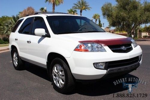 Acura mdx suv awd all wheel drive leather nav dvd cd 3rd row bose v6 one owner