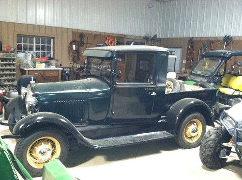1929 ford model a truck - all origianl barn find