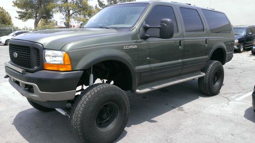 2001 ford excursion limited suv 4x4 high lift