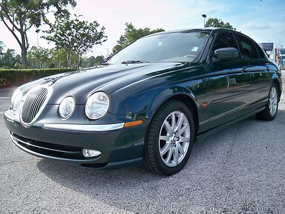 2000 jaguar s type,4.0l v8,sport,premium,park dist,sunroof,leather,clean carfax