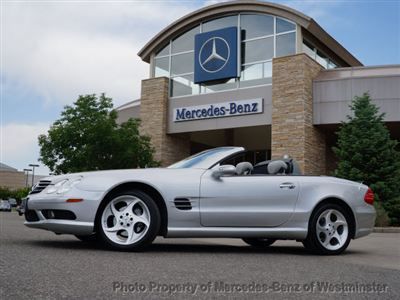 2005 mercedes benz sl500 roadster / 29k miles / very clean trade