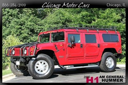 2000 am general hummer h1 brush guard central tire inflation system roof rack $$