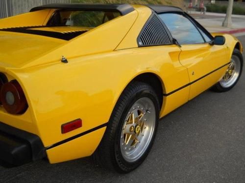 Rare '82 yellow  ferrari 308 gtsi targa low 60k miles