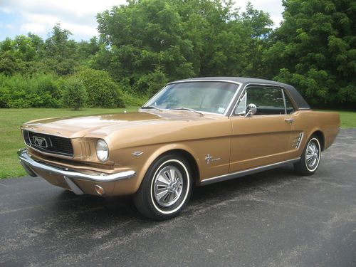 1966 ford mustang 289, factory air, well optioned c code car! 47,000 miles!
