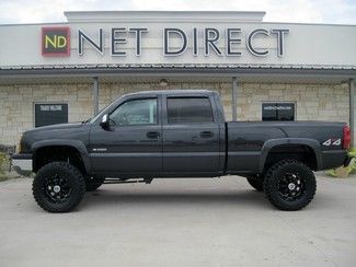 04 2500hd 4x4 new lift tires rims 1 owner texas truck net direct auto sales