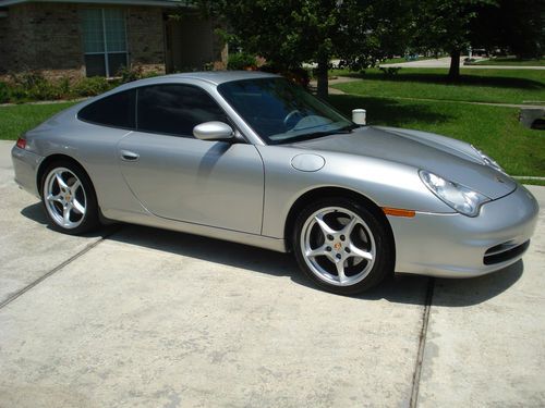 2003 silver porsche 911 (996) carrera tiptronic