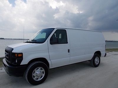 10 ford e-250 cargo - clean one owner florida van - above average auto check