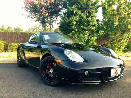 2007 porsche cayman s including 2 year certification equipped with black wheels