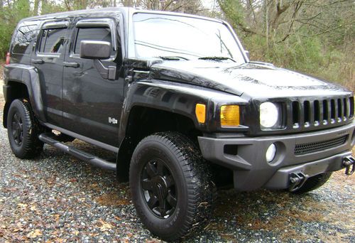 2007 hummer h3 all black luxury extras remote start 78,000 miles