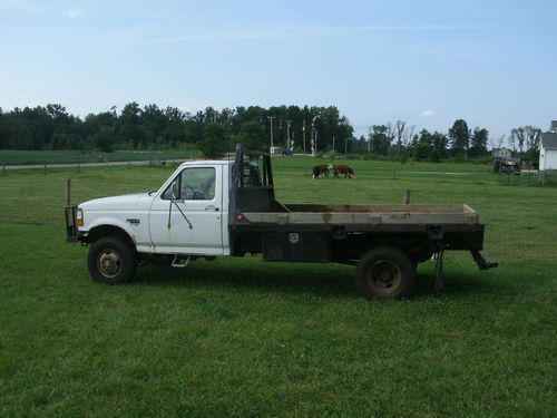 1997 ford f 350 flatbed dually diesel
