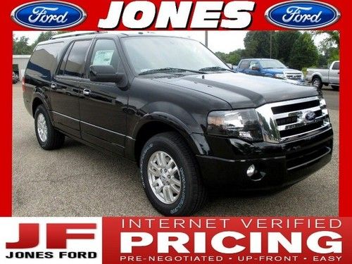 New 2013 ford expedition el 2wd limited msrp $53620 tuxedo black