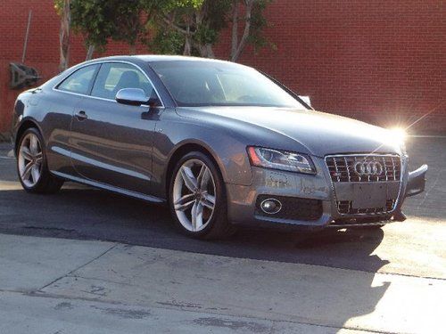 2012 audi s5 4.2 coupe quattro damaged salvage runs! loaded sports coupe l@@k!!