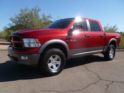 2010 1500 crew cab shortbed 4x4 5.7l hemi navagation level kit new tires 1 owner