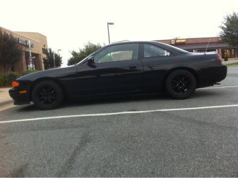 1995 nissan 240sx base coupe black stance zenki ka24de