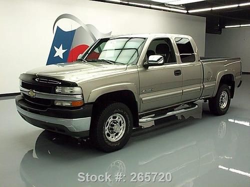 2002 chevy silverado 2500hd ext cab side steps only 56k texas direct auto