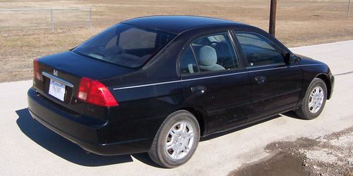 2001 honda civic lx 4 door sedan manual / reconditioned title/cheap/runs great