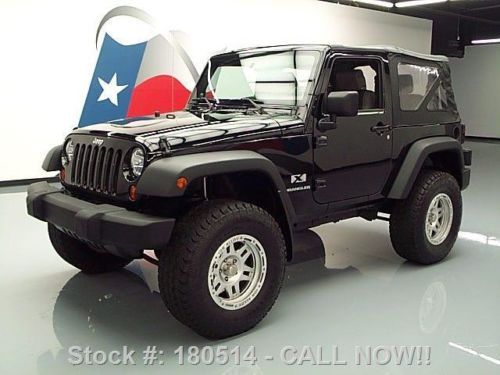 2007 jeep wrangler x 4x4 convertible 6-speed only 52k texas direct auto