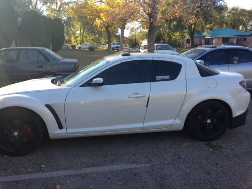 2005 mazda rx-8-rotary, coupe 4d shinka, 6 spd, 81k miles, sport package, white