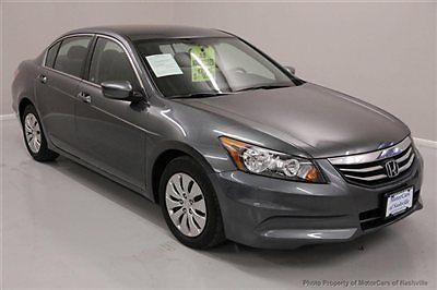 7-days *no reserve* &#039;11 accord lx manual 1-owner carfax warranty great deal