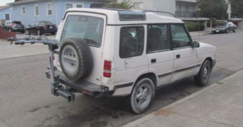 1996 land rover discovery se, 4-door 4.0l v8-engine, white, bay area - calif
