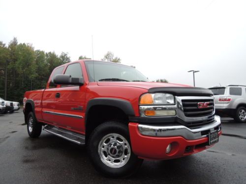 05 gmc sierra 2500hd 4x4 sle duramax diesel towing camper mirrors clean history