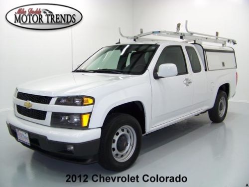2012 chevy colorado ext cab adrian steel ladder rack are camper work bed 39k