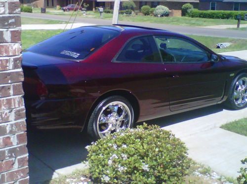 1998 chrysler sebring 2 door coupe  custom paint  chrome wheels leather interior