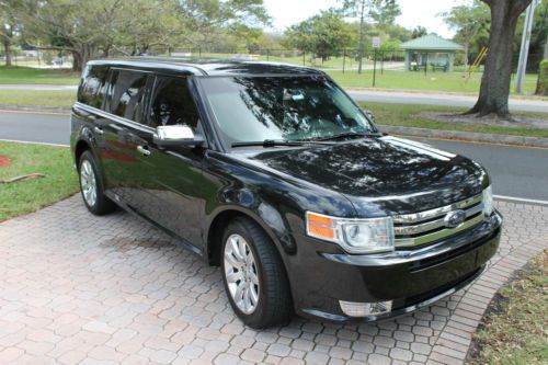 2010 ford flex limited navi, backup cam, dual rear tv&#039;s, power trunk no reserve!