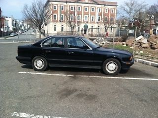 Bmw 525i black 1990 only 159,000 miles runs and drives well no reserve