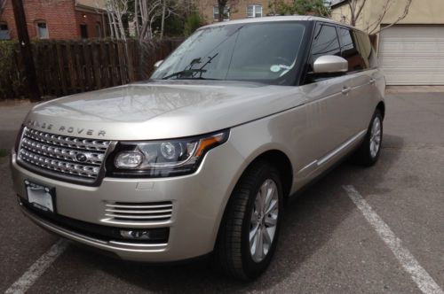 2014 full size range rover supercharged hse vision package w/ entertainment