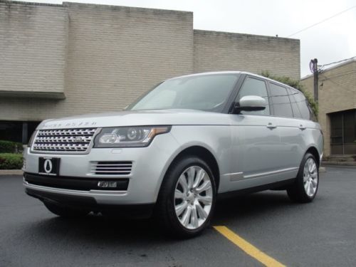 2014 range rover supercharged, only 2,933 miles, warranty, loaded