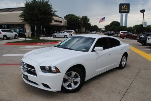 2012 white dodge charger new tires cd power cruise one owner