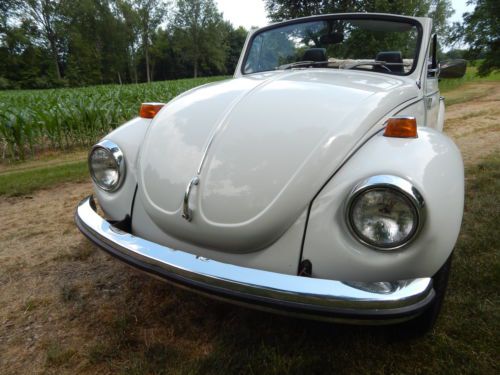 Rare convertible 1972 vw super beetle! own this iconic classic!