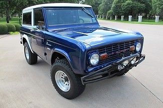 Early ford bronco, 302 v-8, power steering, power brakes, lots of upgrades