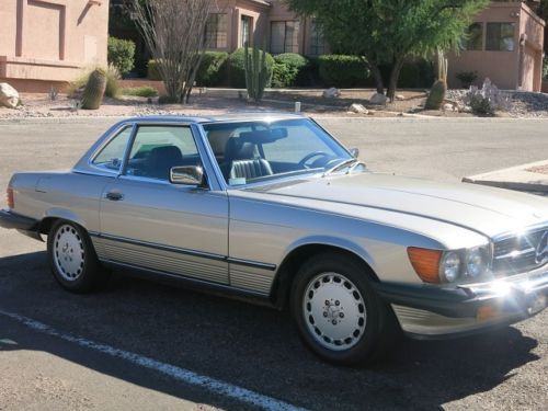 Mercedes benz 560sl 1987 convertible/hardtop