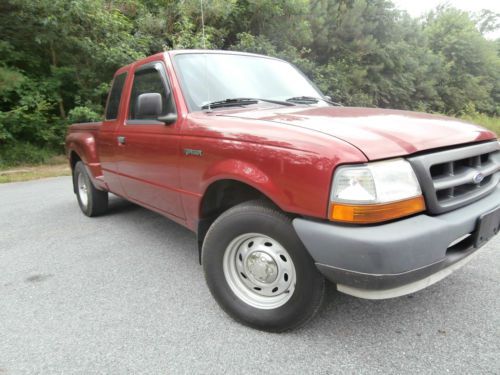 2000 Ford Ranger XL Ext Cab Flareside Pickup LOW MILES 5 Speed Manual NO RESERVE, image 2