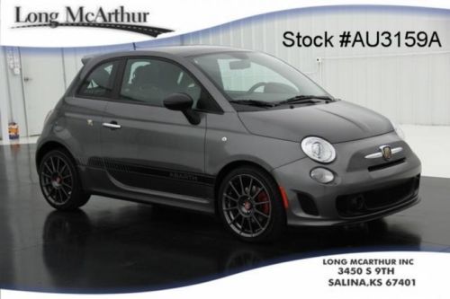 12 abarth turbo 1.4 i4 5-speed manual bose audio leather 1 owner clean autocheck