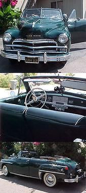 1949 plymouth special deluxe convertible car