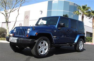 2010 jeep wrangler unlimited sahara hard top one owner carfax certifie