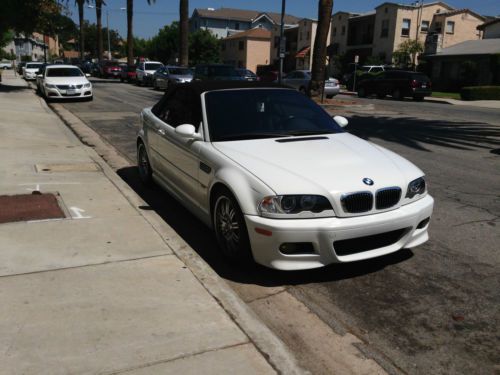 2004 bmw e46 m3 alpine white convertible