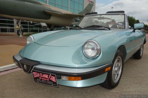 1984 alfa romeo spider veloce 2.0 - classic convertible - well cared for - video