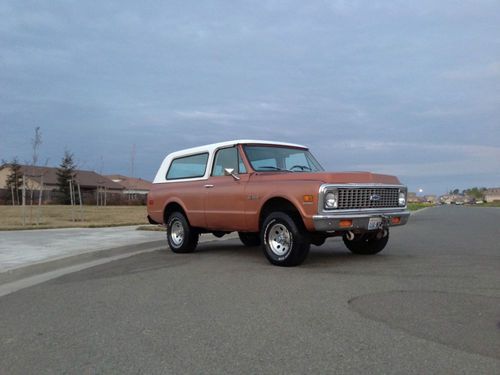 1972 71 70 chevy k5 blazer 4x4 350 v8! original! full convertible! no reserve!