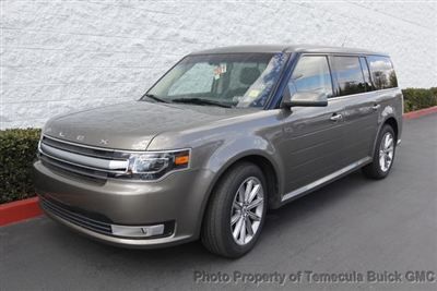 Ford flex limited low miles 4 dr suv automatic gasoline 3.5l v6 ti-vct mineral g