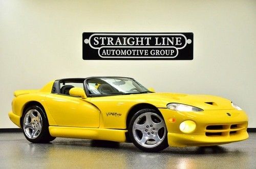 2002 dodge viper rt/10 yellow great value v10 fast