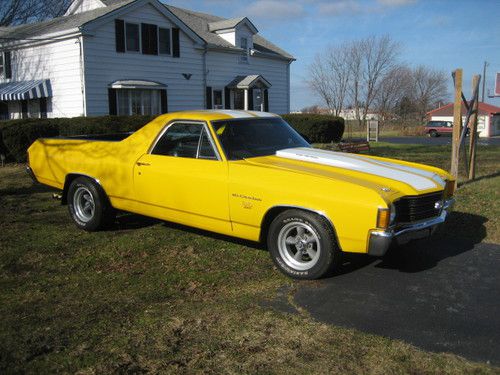 1972 chevrolet el camino  real ss 454 - 4 speed