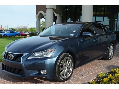 2013 gs350, hdd navigation, premium package, 18s, sunshade, heated &amp; ac seats!