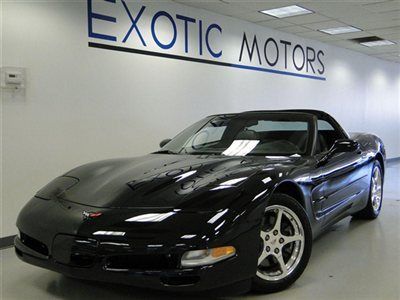 2002 corvette coupe! blk/blk! 6-spd heads-up bose cd-plyr only 29k-miles 1-owner